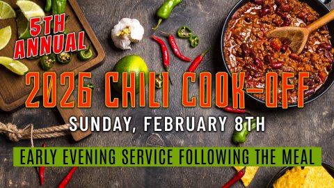 2026 5th Annual chili cookoff sunday february 8
