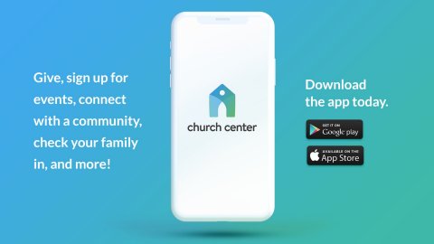 Download the Church Center App Infographic